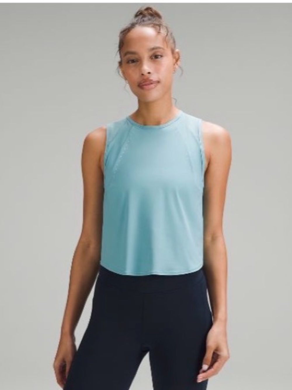 Lululemon sculpt cropped in tidal teal 10
